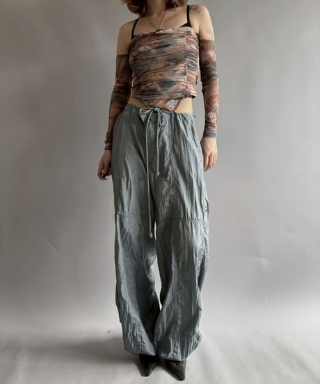 【USED】 Design Leotard Off Shoulder Top  /251012-022