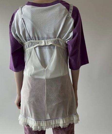 【USED】 Design Sheer Camisole Top  / 250628-016