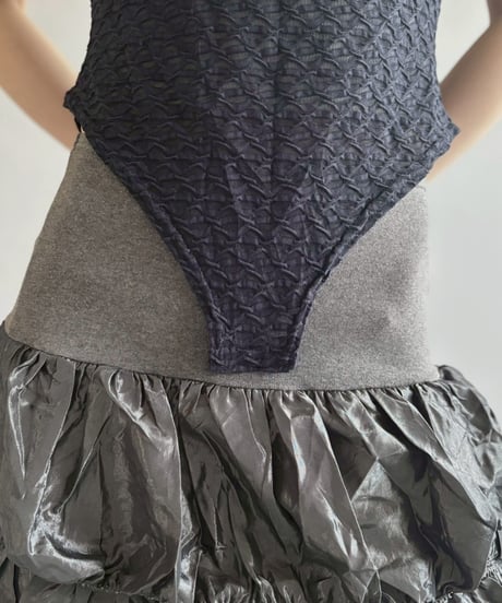 【USED】 Sheer Leotard Top / 260613-001