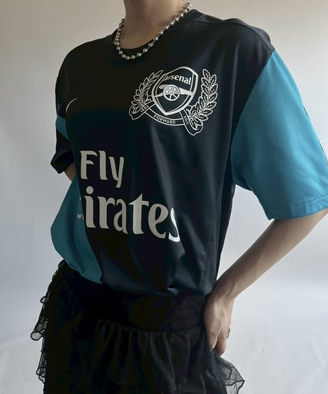 【USED】11~12's NIKE Arsenal Soccer Shirt / 2500809-017