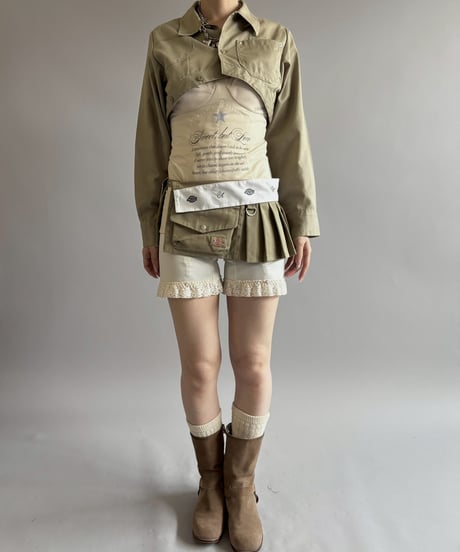 【Chinatsu Aoyama】 RE Makers Shirt Khaki / 260702-027