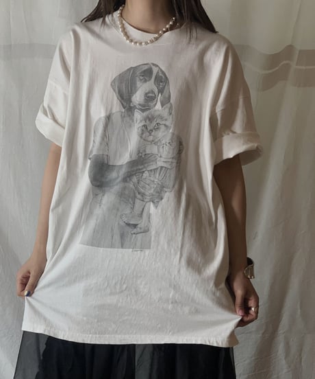 【USED】S/S T-shirt DOG⑩/210604-023