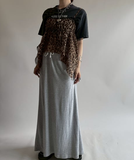 【USED】 Leopard Pattern Camisole Top / 250705-010