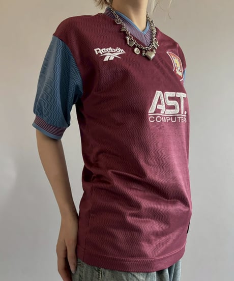 【USED】 97~98's Reebok Aston Villa Soccer Shirt / 260530-004