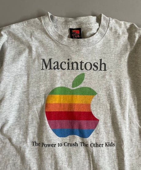 【USED 】Made in USA 90's Macintosh Apple T-Shirt /240429-068