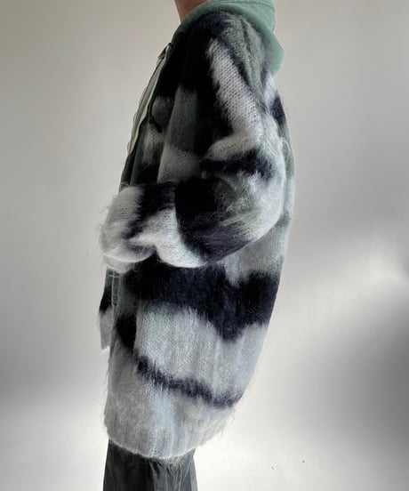 【USED】 COS Mohair Knit Zip Up Cardigan /250104-037