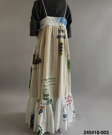 【RE;CIRCLE】RE Eco-Friendly Bag Camisole Long One-piece / 240418