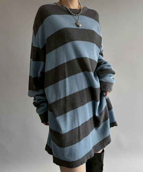 【USED】 Border Thermal L/S T-Shirt /251025-007