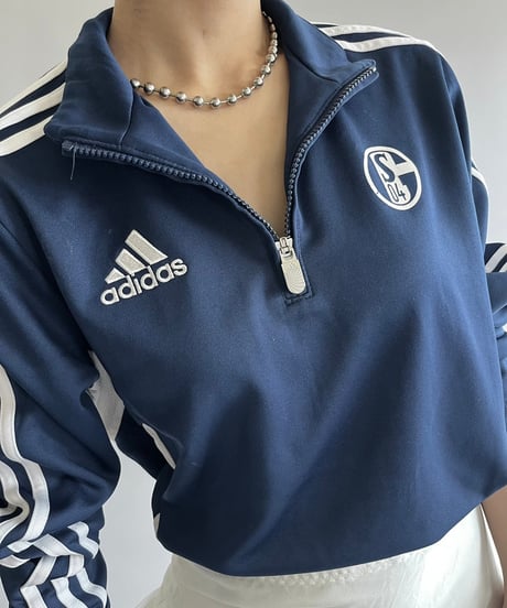 【USED】 adidas SCHALKE Jersey Top /240921-008