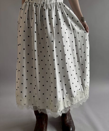 【USED】 Dot Pattern Long One-Piece / 260704-004