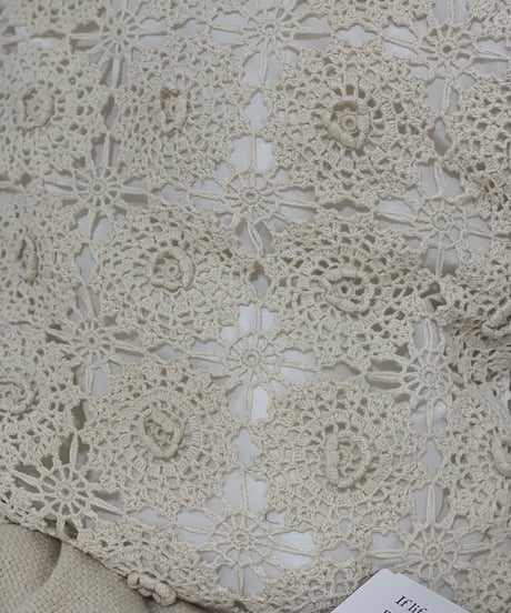 【RE;CIRCLE】RE Crochet Pillow Case/210614-005