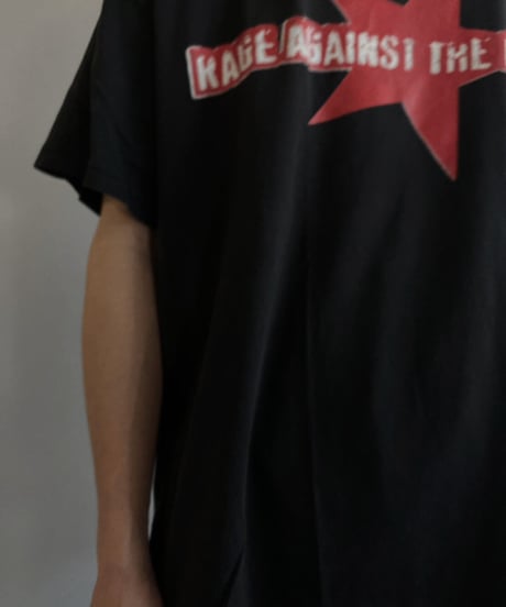【USED】  Band T-shirt RAGE AGAINST THE MACHINE /230703-013