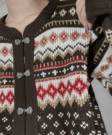 【USED】     Nordic sweater/211216-035