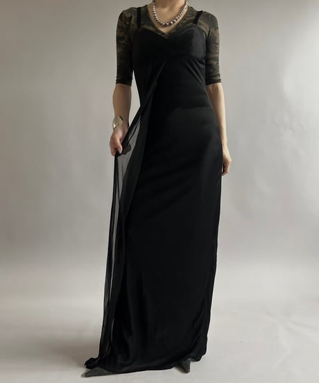 【USED】 Lame Camisole Long One-Piece /240803-020