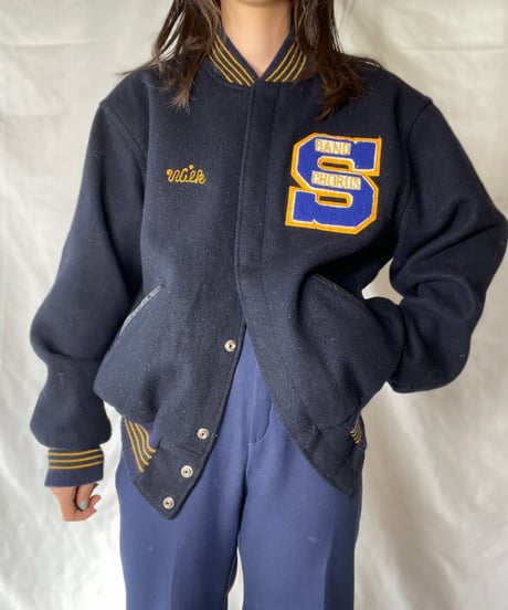 【USED】 Wool Stadium Jumper/ 220120-035