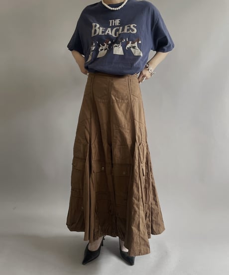 【USED 】Cordelia Design Multi Pocket Long Skirt/ 240429-015