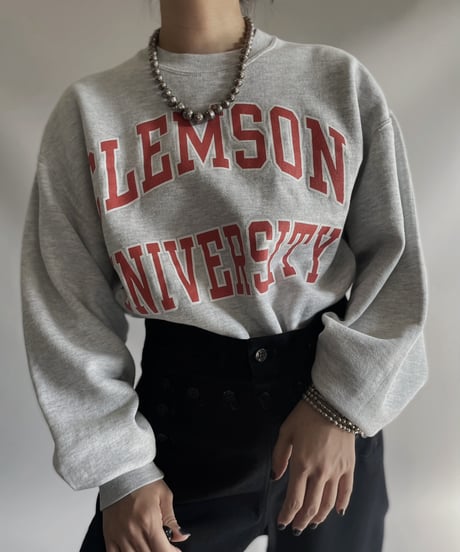 【USED】 Made in USA RUSSEELL ATHLETIC CLEMSON Sweat/ 231104-021