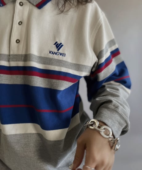 【USED】    Knncwel L/S Polo Shirt / 230610-005