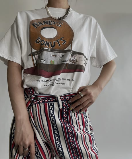 【USED】 Randy's Donuts Short Sleeved T-shirt / 220625-018