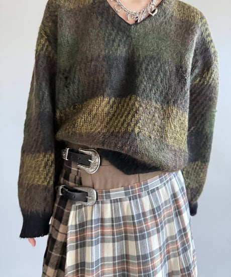 【USED】 60's Vintage Mohair Knit Top /250102-019