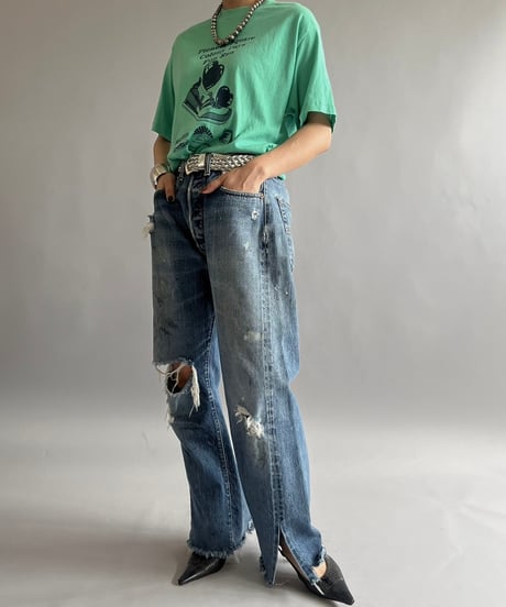 【USED】  Made in USA SELECT 80's Fun Ran T-Shirt /240824-012