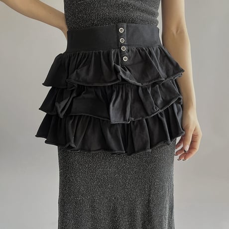 【USED】 Tiered Mini Skirt/  240224-037