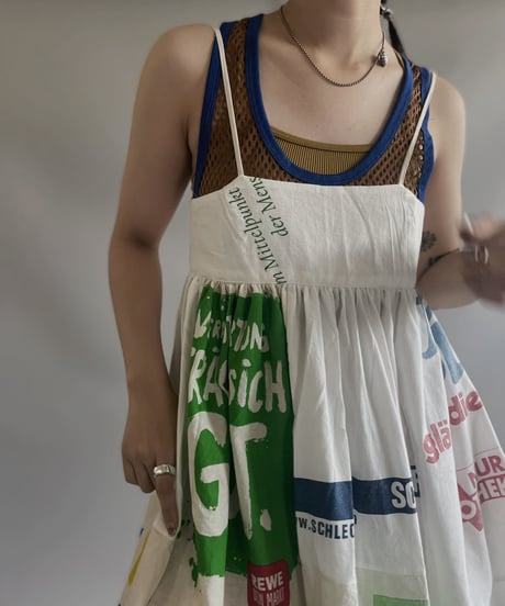 【RE;CIRCLE】RE Eco-Friendly Bag Camisole Long One-piece / 230727-024