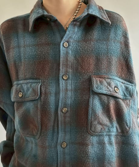 【USED】 STRUCTURE Flannel Shirt /251025-010
