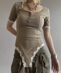 【USED】 Leotard Top / 260613-021