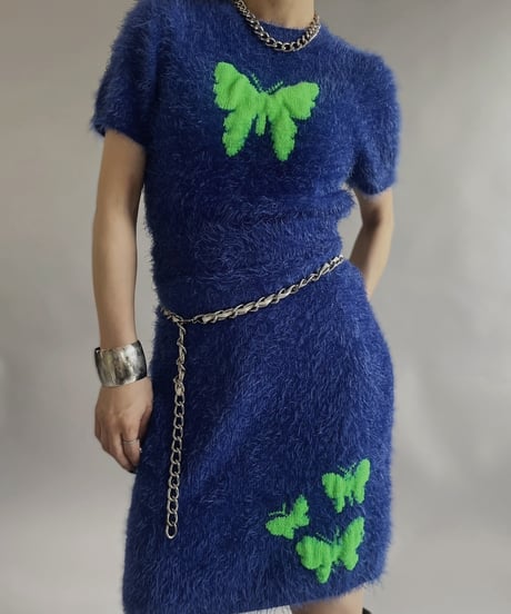 【USED 】Patterned Knit Set up /240505-029
