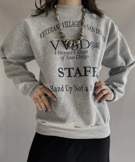 【USED】 Long Sleeved Sweat Shirt 'UUSD' / 230105-011