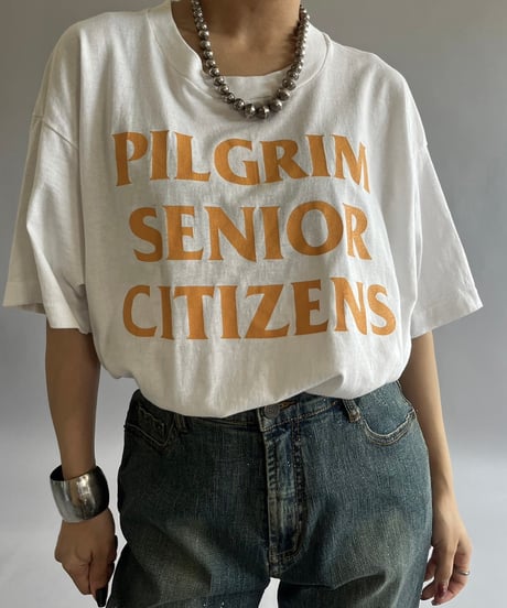 【USED】Made in USA Screen Stars Vest 90's PILGRIM T-Shirt /240824-041