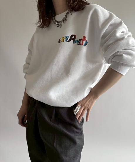 【USED】 END IS NEAR 90's Jerzees L/S Sweat Top /250329-019