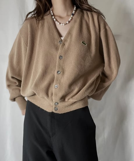 【USED】   LACOSTE Knit Cardigan 11/211126-019