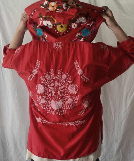 【RE;CIRCLE】RE Embroidery Ethnic Mexican Parker ⑥/210617-024