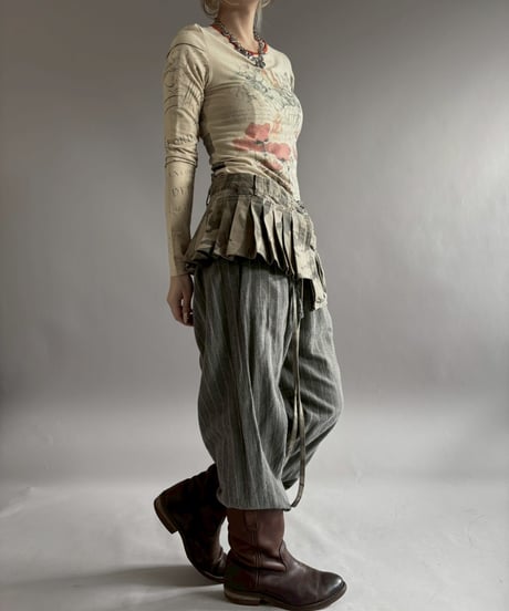 【RE;CIRCLE】 RE  Military Camouflage Wrap Skirt / 260226-005