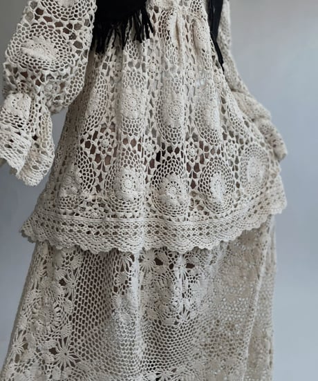 【RE;CIRCLE】 RE Crochet Lace One-piece / 220818-002