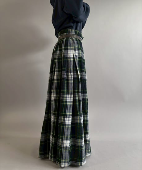【USED】 Plaid Wrap Skirt / 260117-011