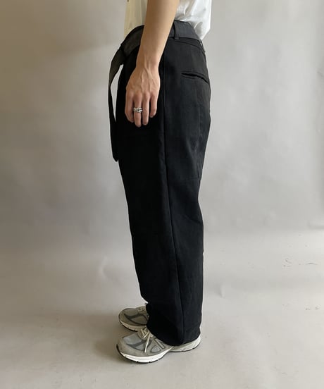 【RE;CIRCLE】 RE Denim PatchWork Pants Black / 230522-005