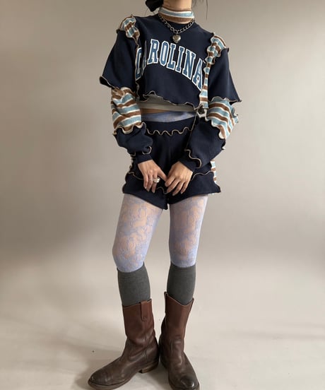 【RE;CIRCLE】 RE Mellow Sweat Set-up + Tie / 260122-023