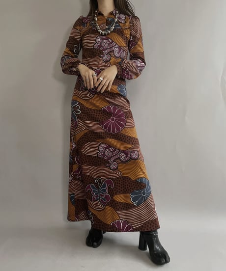 【USED】  Long Sleeved One-piece / 221015-027