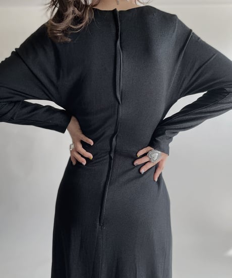 【USED】 Poly L/S Dress / 220414-007