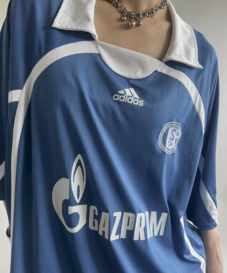【USED】 adidas 07~08's Schalke 04 KURANYI Soccer Shirt/ 250607-021