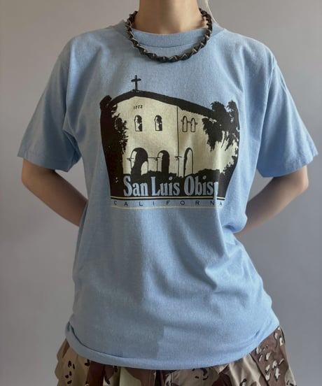 【USED】 Made in USA JERZEES San Luis Obispo T-Shirt / 260523-003