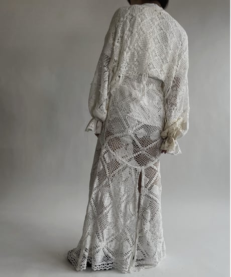 【RE;CIRCLE】 RE Crochet Lace Patchwork Bolero / 220526-023