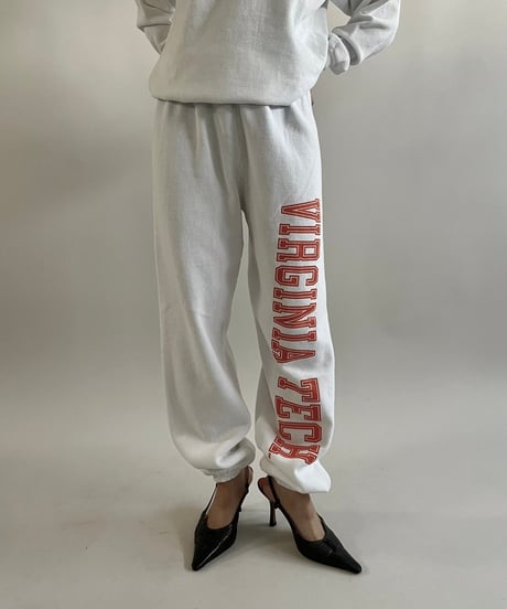 【USED】 90's Tultex VIRGINIA TECH Sweat Pants /250215-022