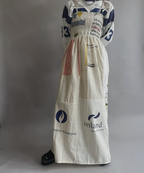 【RE;CIRCLE】RE Eco-Friendly Bag Shirring One-piece / 230427-001