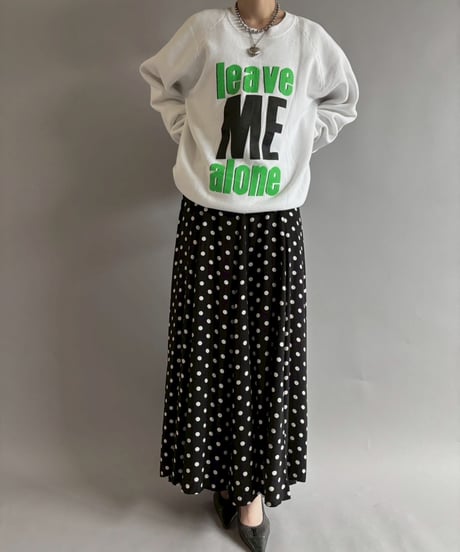 【USED】 N/S Dot pattern long One-Piece  /250927-007