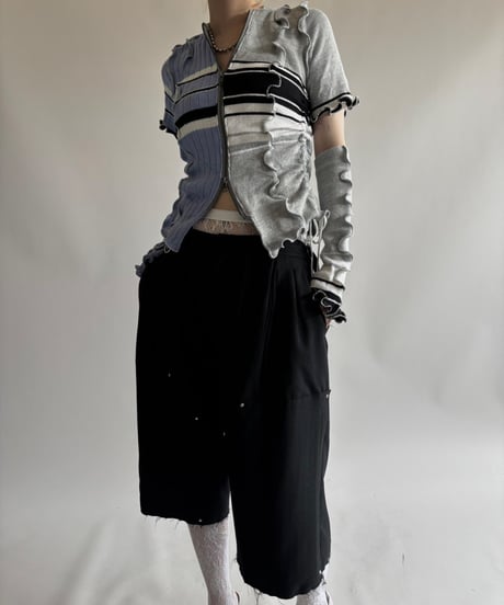 【RE;CIRCLE】 RE Mellow knit Top + Arm  / 250710-011