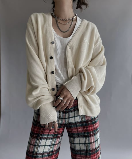 【USED】  IZOD Acrylic Knit Cardigan / 221008-006